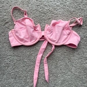 H&M Pink Underwire Bikini Top